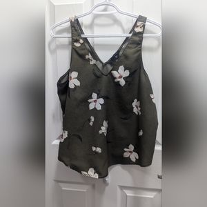 Dynamite Floral Sleeveless Cami Blouse